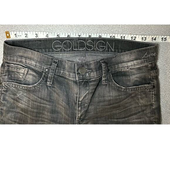 Goldsign | Size: 27 | Lure Skinny Jeans Faded Charcoal Wash Stretch Made in USA - Picture 4 of 11